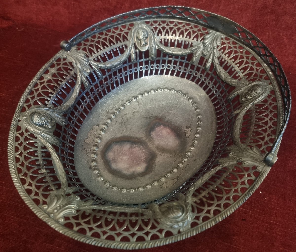 CESTINO IN ARGENTO - INGLESE FINE XVIII SECOLO - ARGENTIERE : THOMAS DANIELL -photo-2