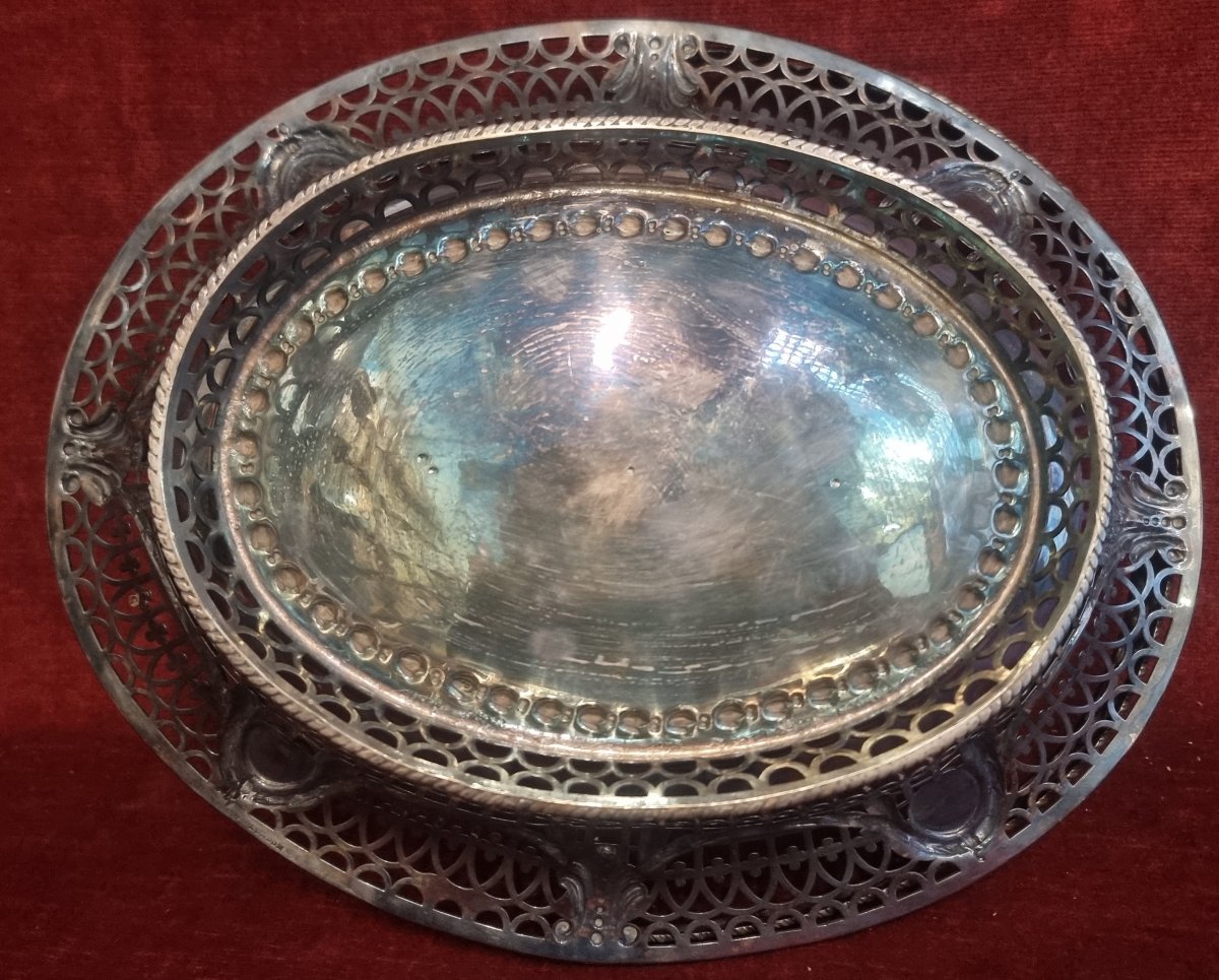 CESTINO IN ARGENTO - INGLESE FINE XVIII SECOLO - ARGENTIERE : THOMAS DANIELL -photo-4