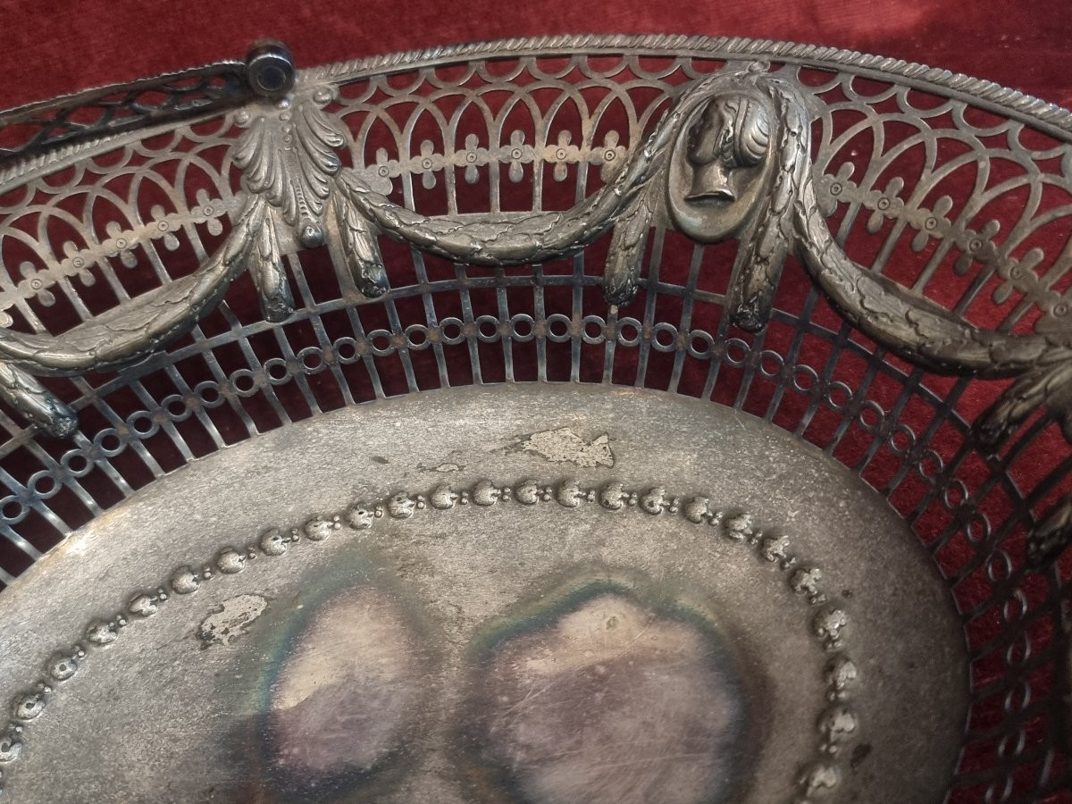 CESTINO IN ARGENTO - INGLESE FINE XVIII SECOLO - ARGENTIERE : THOMAS DANIELL -photo-5