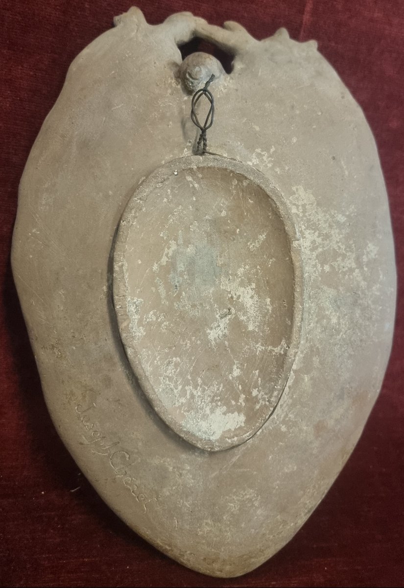 SCULTURA IN TERRACOTTA DI JOSEPH CHERET (1838-1894) - LIBERTY -photo-2