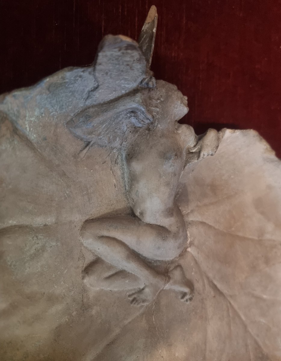 SCULTURA IN TERRACOTTA DI JOSEPH CHERET (1838-1894) - LIBERTY-photo-2