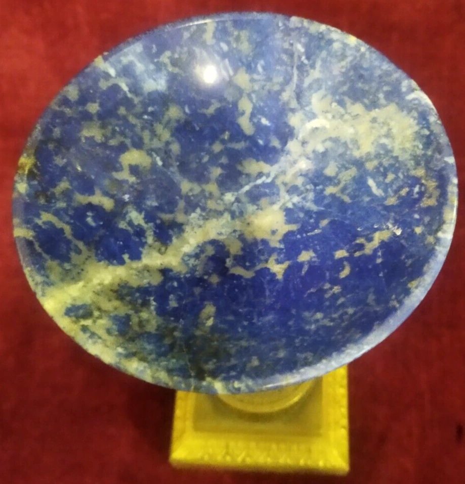 SCULTURA IN BRONZO ATLANTE che regge coppa in LAPISLAZZULI -  SECONDA META' DEL XIX SECOLO-photo-1