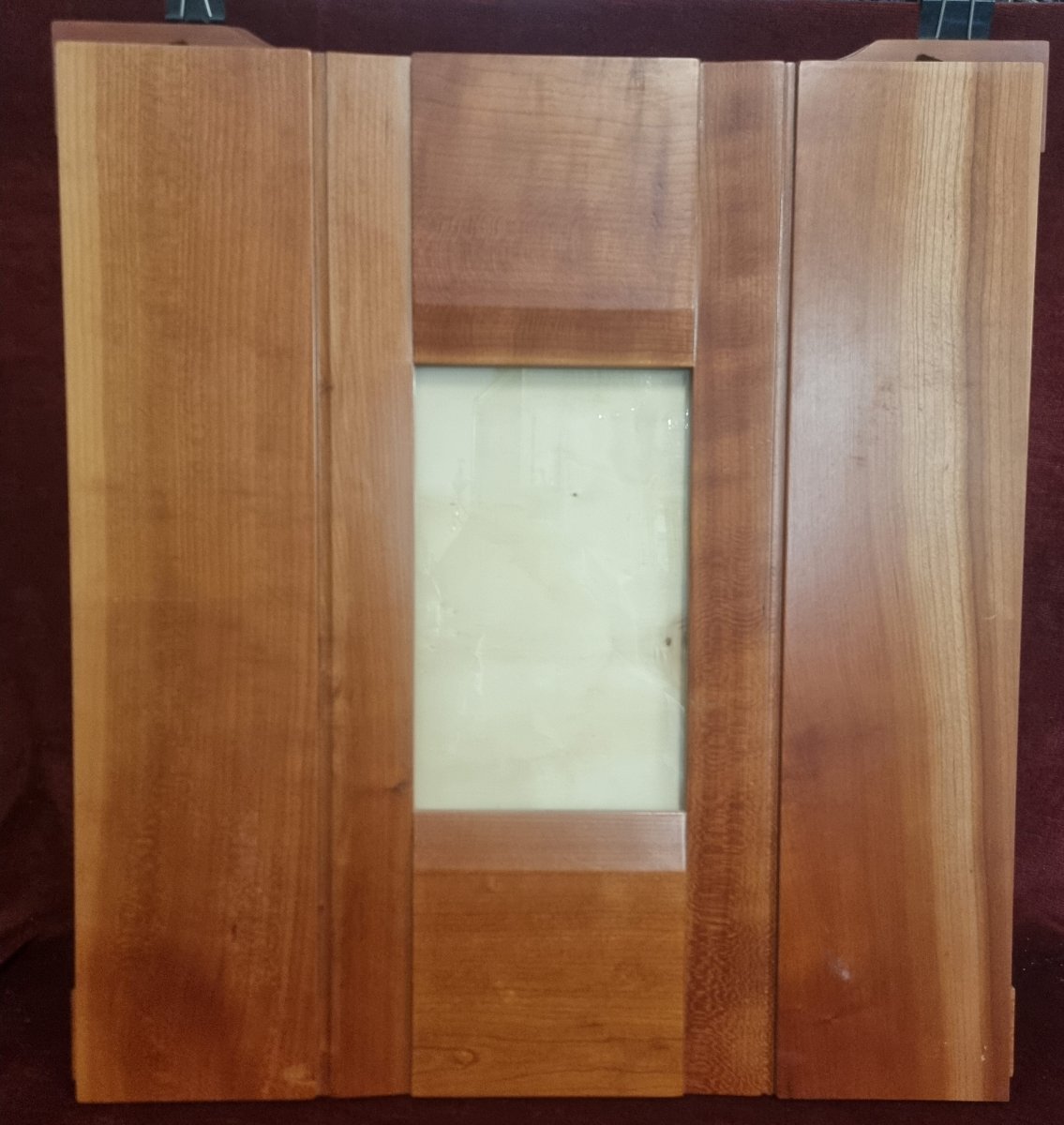 SET DI 6 CORNICI IN LEGNO (CILIEGIO) - VINTAGE, ANNI '60/'70 -photo-2