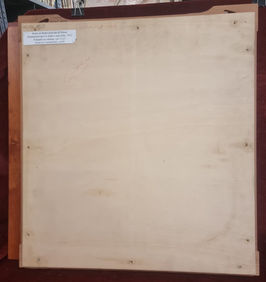 SET DI 6 CORNICI IN LEGNO (CILIEGIO) - VINTAGE, ANNI '60/'70 -photo-4