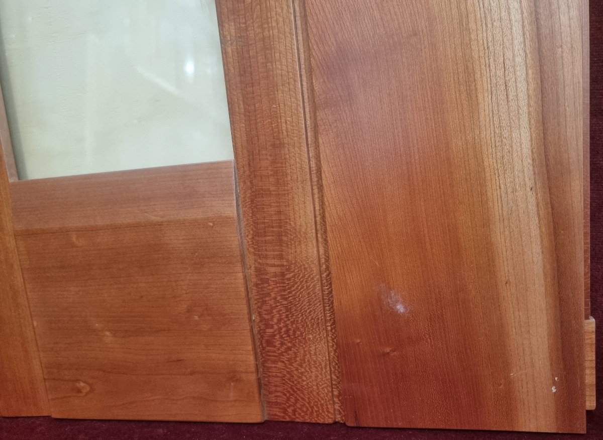 SET DI 6 CORNICI IN LEGNO (CILIEGIO) - VINTAGE, ANNI '60/'70 -photo-2