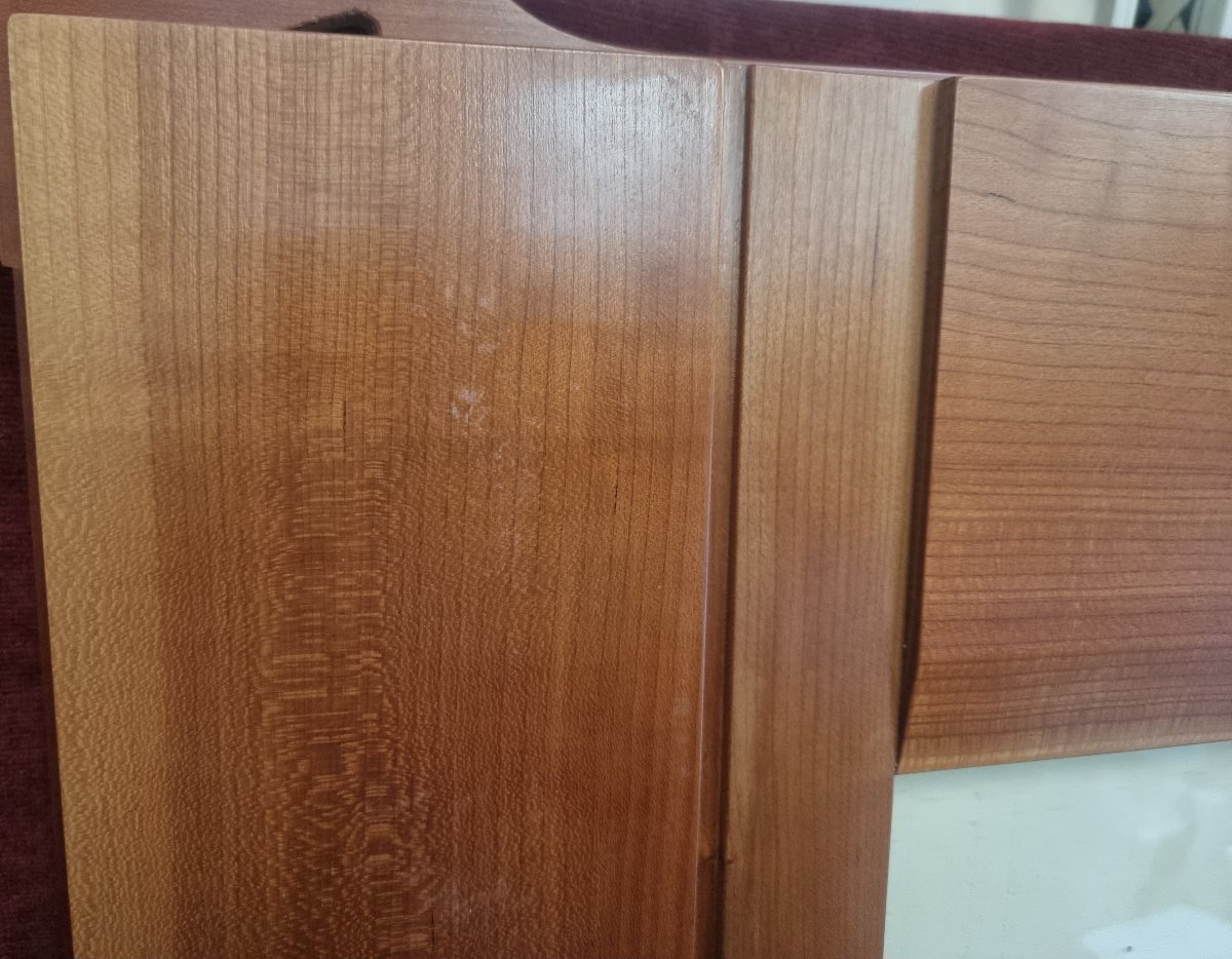 SET DI 6 CORNICI IN LEGNO (CILIEGIO) - VINTAGE, ANNI '60/'70 -photo-4