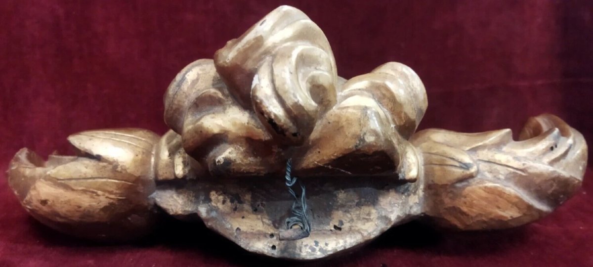 COPPIA ANGELI in legno intagliato, dorato e argentato del XVIII SECOLO-photo-3