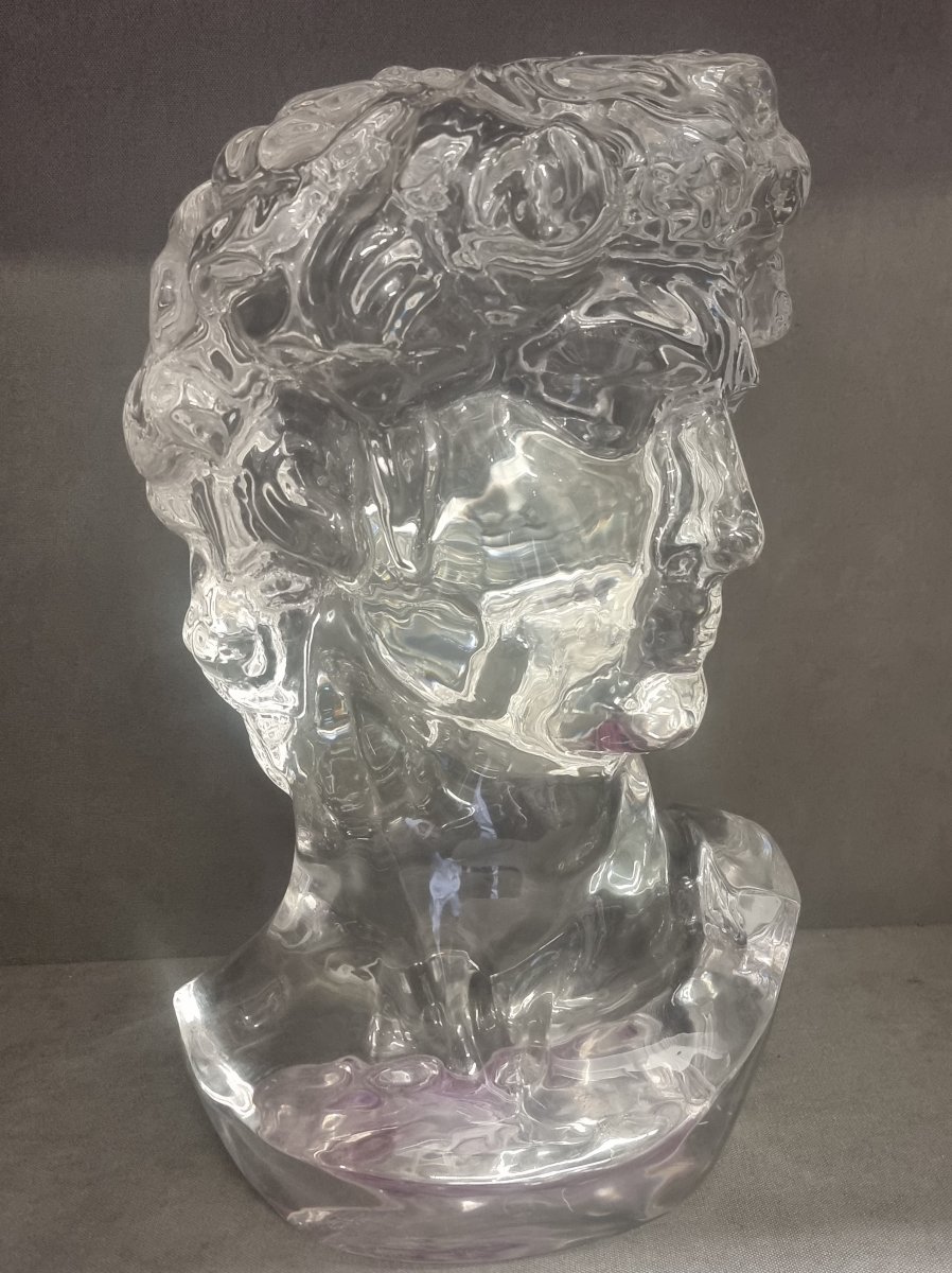 BUSTO DAVID DI MICHELANGELO IN PLEXIGLASS -photo-1