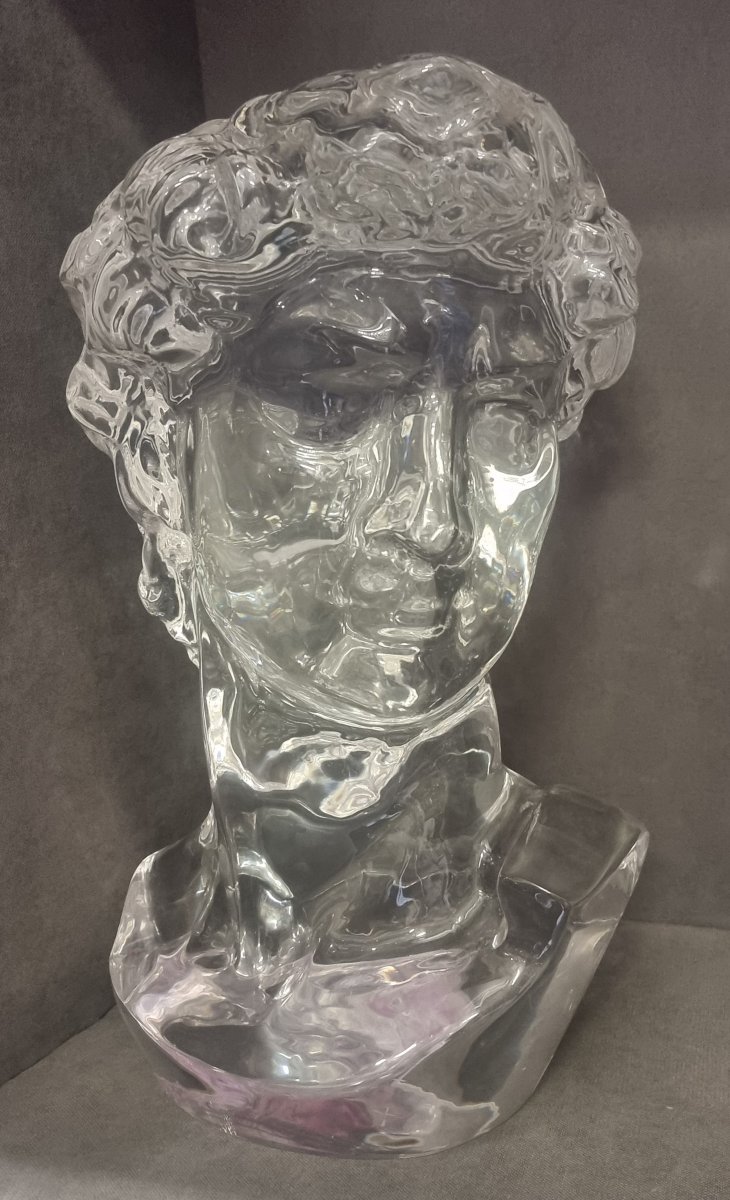 BUSTO DAVID DI MICHELANGELO IN PLEXIGLASS -photo-2