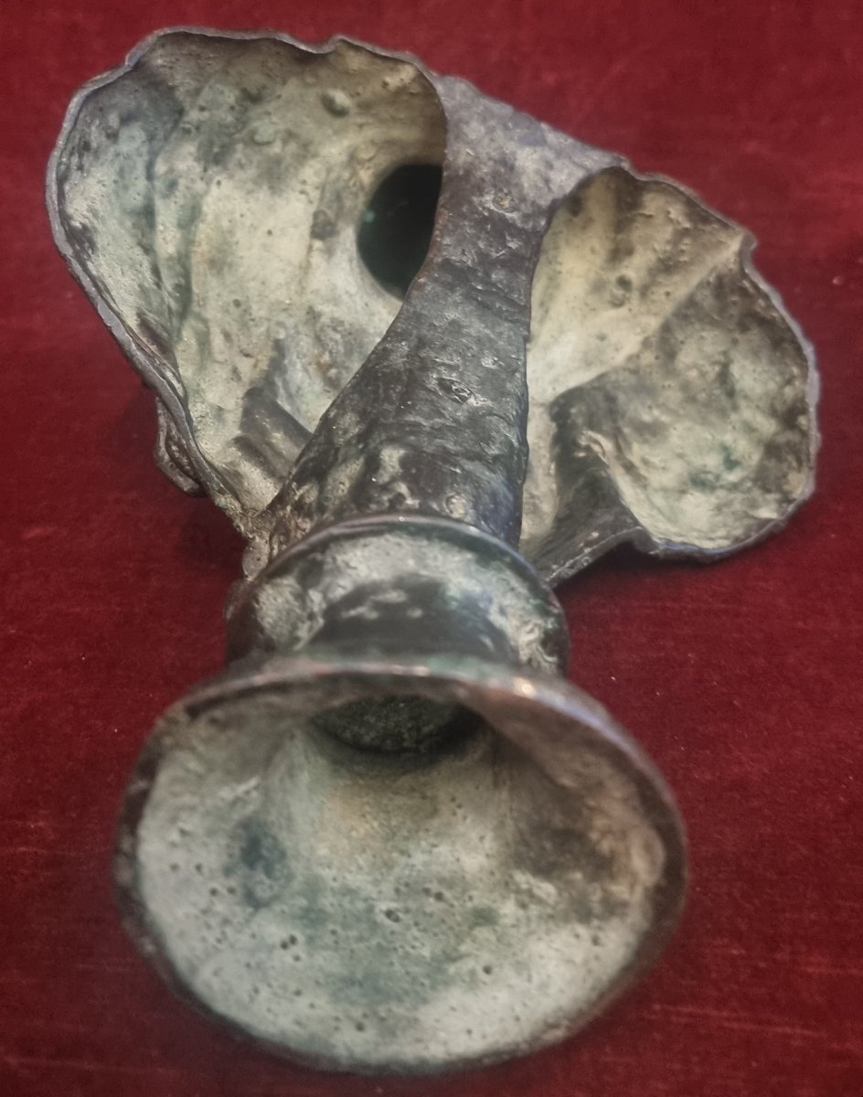 BUSTO IN BRONZO RAFFIGURANTE IMPERATORE VESPASIANO - ITALIA INIZIO XVII SECOLO-photo-3