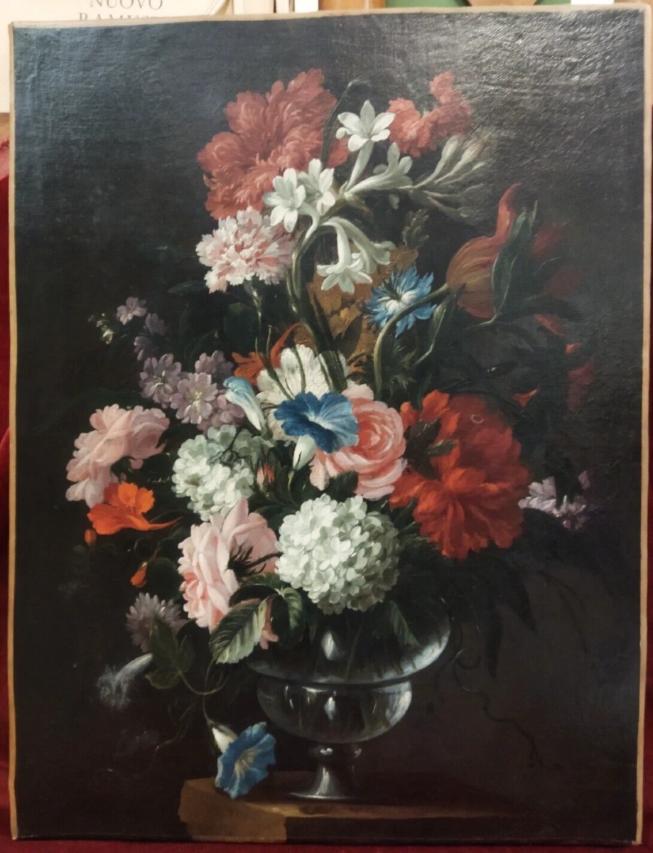 QUADRO - OLIO SU TELA - NATURA MORTA - XVII SECOLO