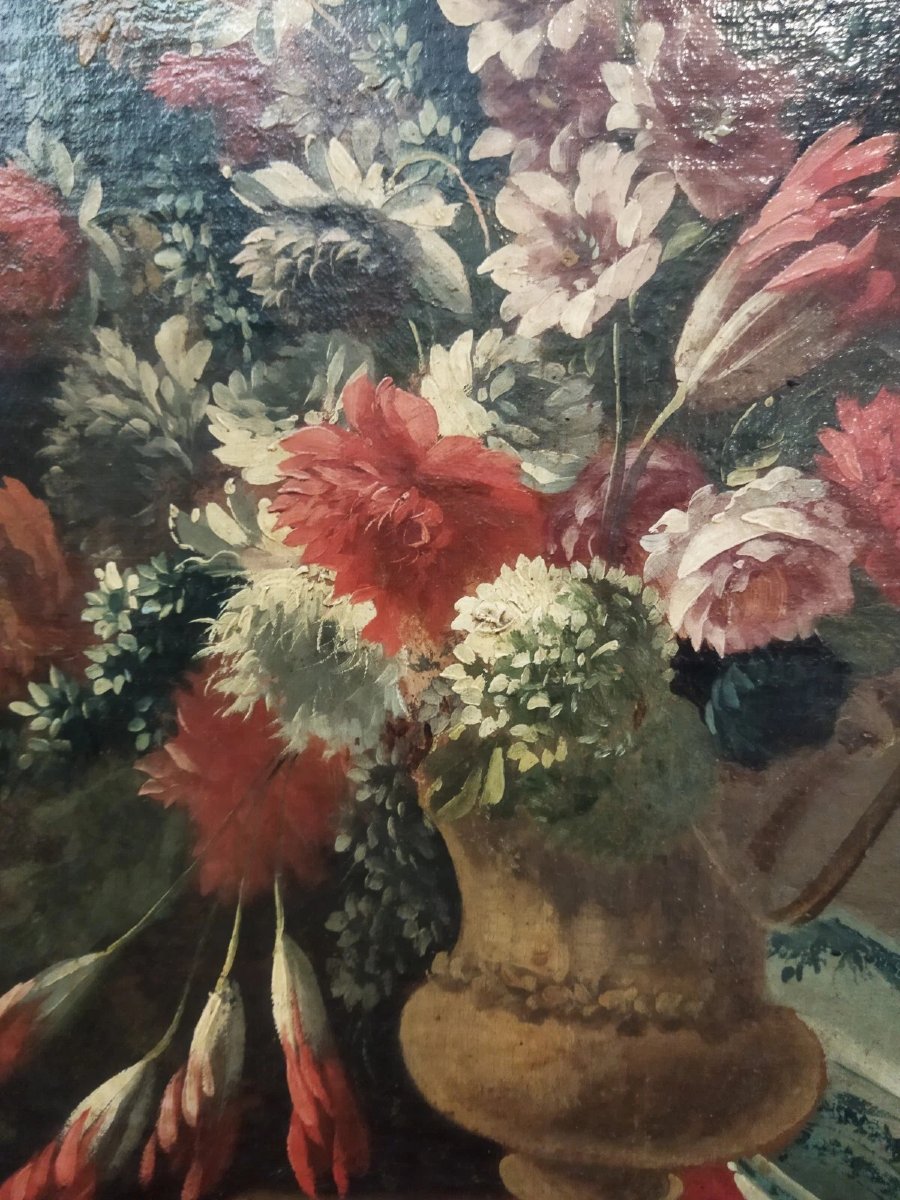 QUADRO NATURA MORTA - OLIO SU TELA  - XVII SECOLO-photo-1