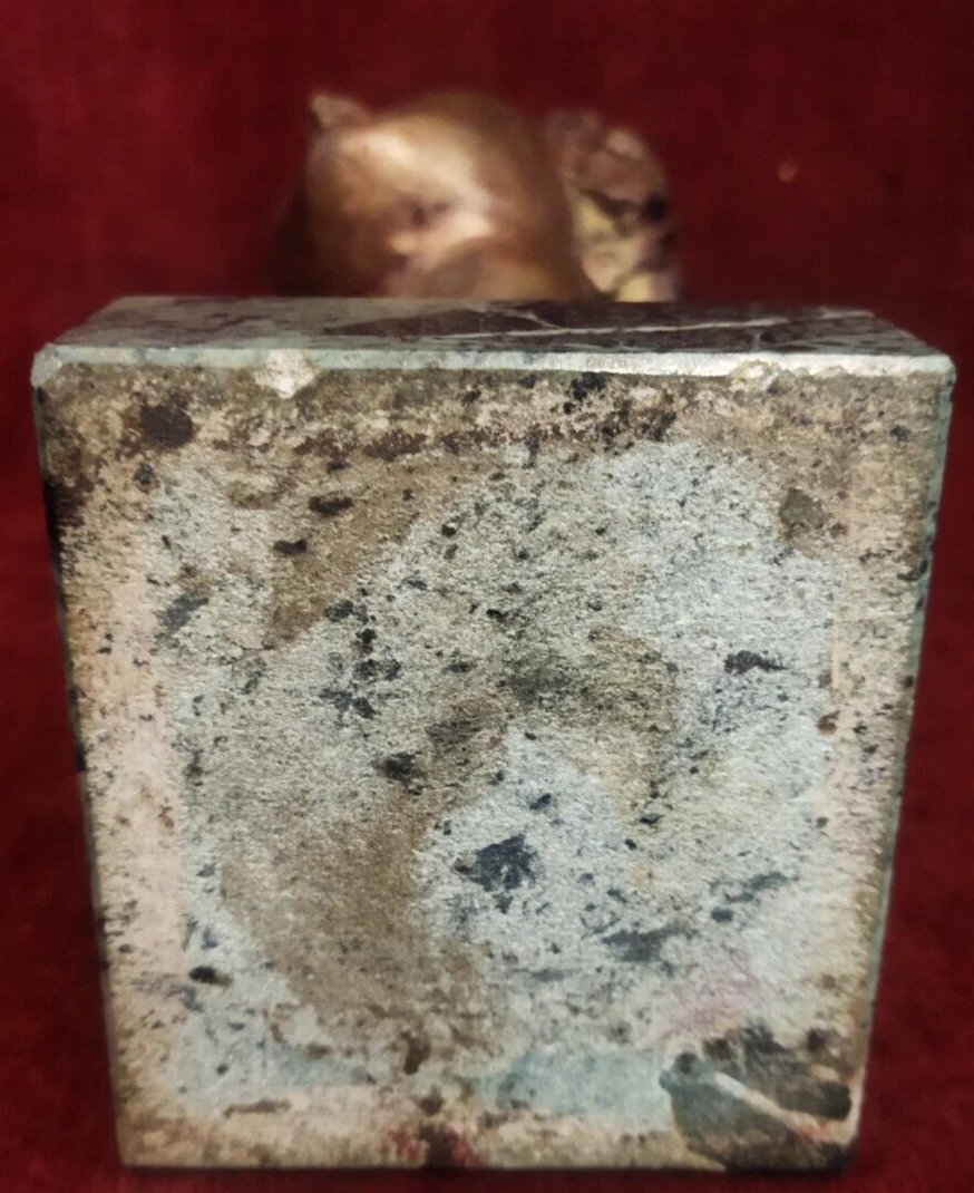 SCULTURA BUSTO DI DONNA IN BRONZO su base marmo DOMENICO MASTROIANNI (1876-1962)-photo-3