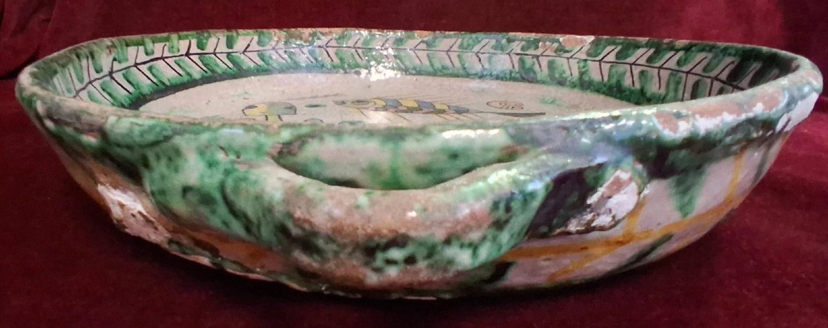 CENTROTAVOLA IN MAIOLICA DIPINTA - VIETRI - primi '900-photo-5