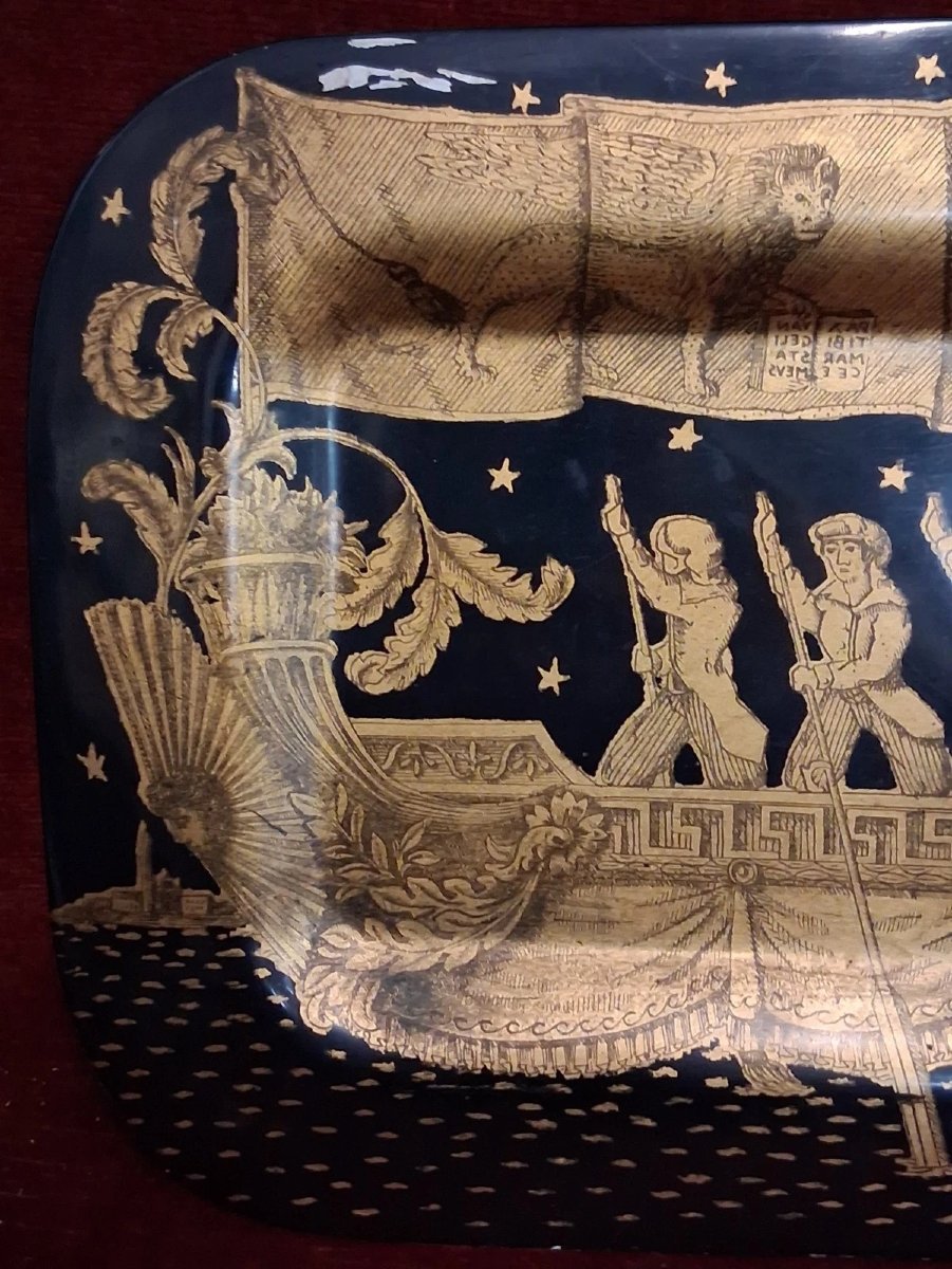 VASSOIO PIERO FORNASETTI - BISSONA PARATA VENEZIANA-photo-4