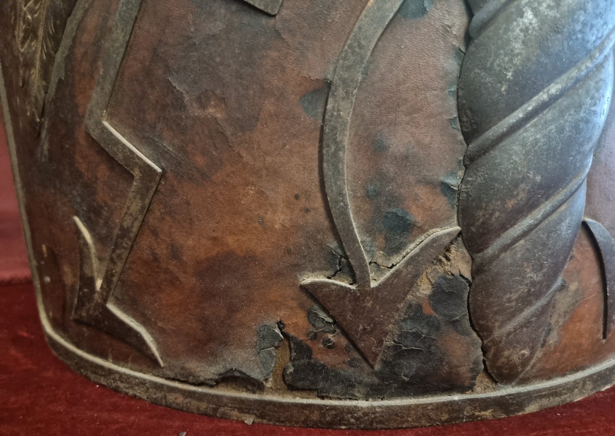 MODELLO DI SCUDO LEGIONARIO ROMANO   SECONDA META DEL XVII SECOLO-photo-2