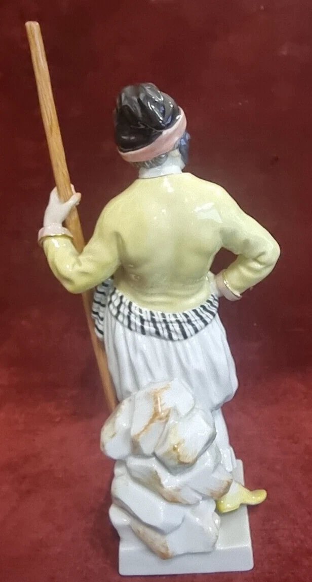 STATUINA GONDOLIERE IN PORCELLANA DIPINTA MEISSEN - primi '900-photo-4