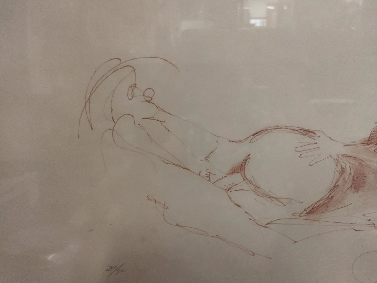 LITOGRAFIA  EROTIC 7 di JOHN LENNON  esemplare 209/300 - 1970-photo-2