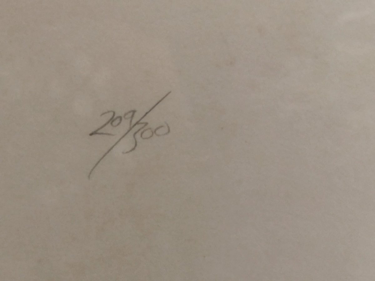 LITOGRAFIA  EROTIC 7 di JOHN LENNON  esemplare 209/300 - 1970-photo-1