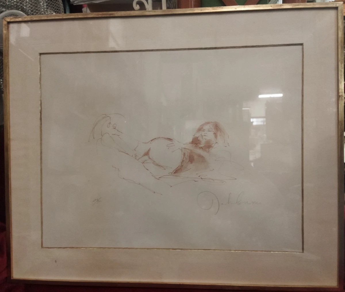 LITOGRAFIA  EROTIC 7 di JOHN LENNON  esemplare 209/300 - 1970