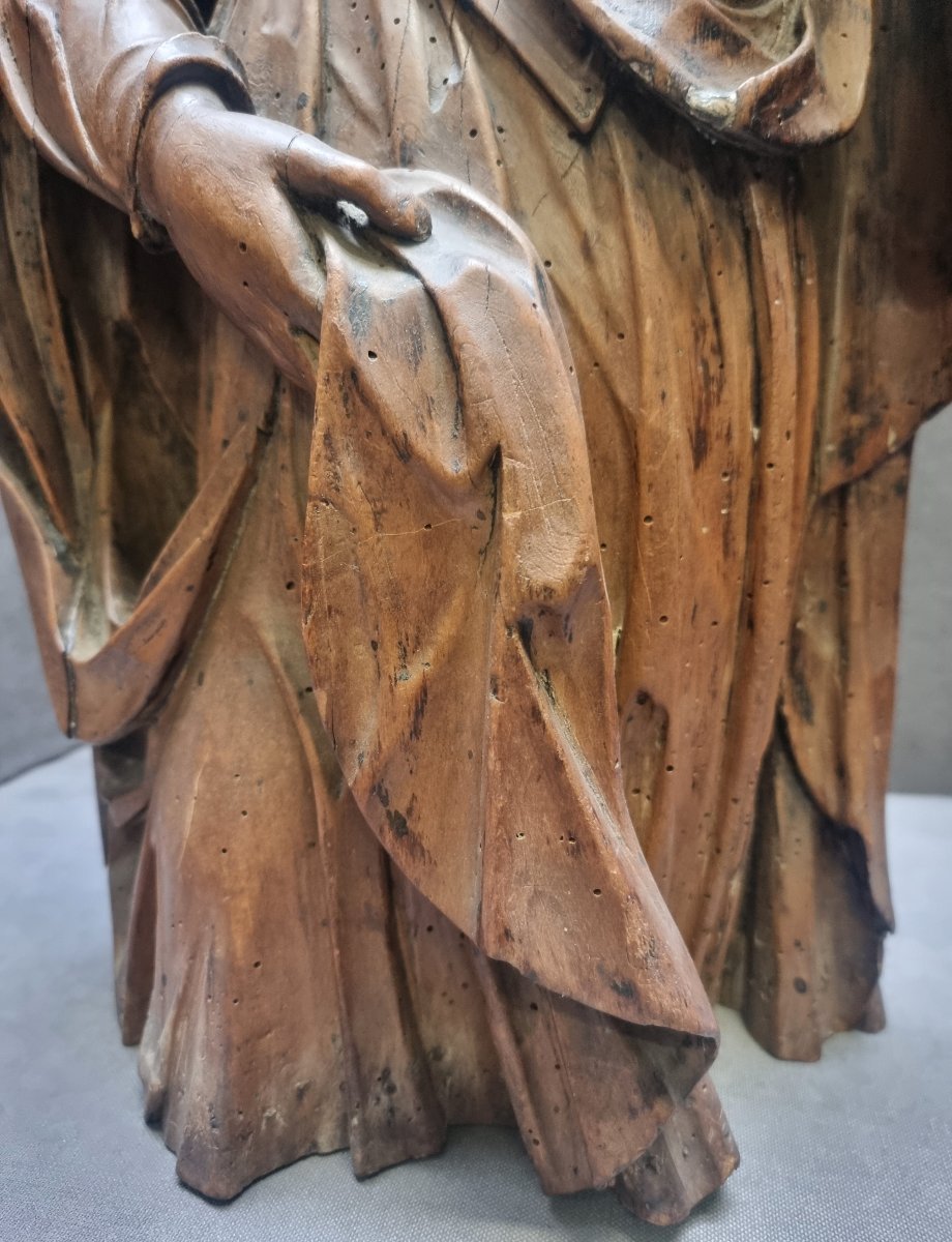 SCULTURA IN LEGNO INTAGLIATO (LEGNO DOLCE)  - GERMANIA - XVI SECOLO-photo-4