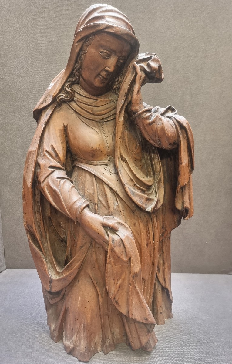 SCULTURA IN LEGNO INTAGLIATO (LEGNO DOLCE)  - GERMANIA - XVI SECOLO