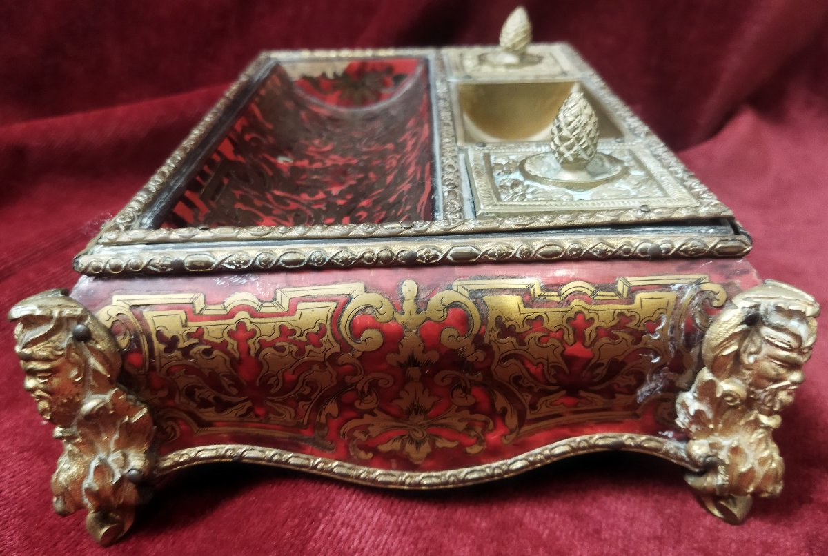 CALAMAIO BOULLE NAPOLEONE III Francia - XIX secolo  -photo-4