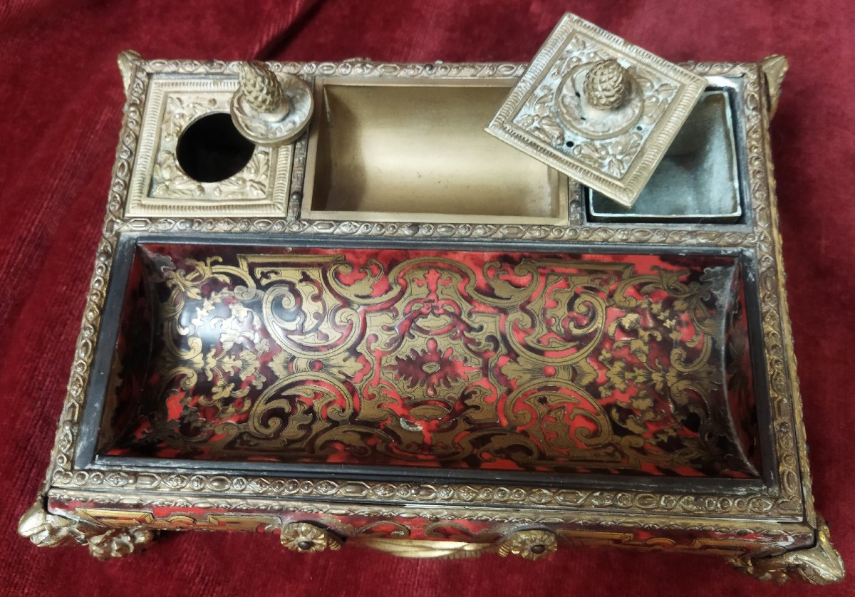 CALAMAIO BOULLE NAPOLEONE III Francia - XIX secolo  -photo-1