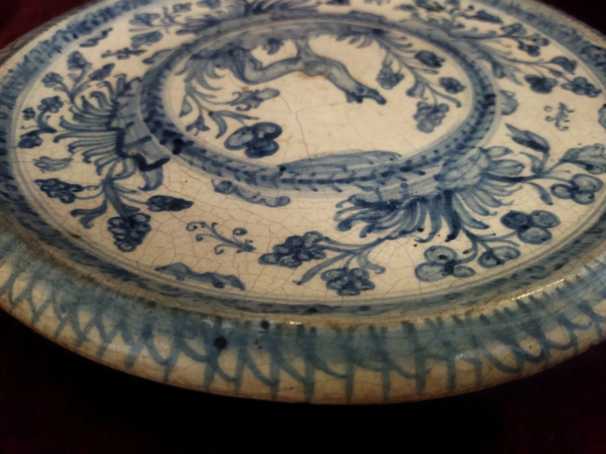 CENTROTAVOLA  in MAIOLICA -  ITALIA MERIDIONALE del XVII secolo-photo-6