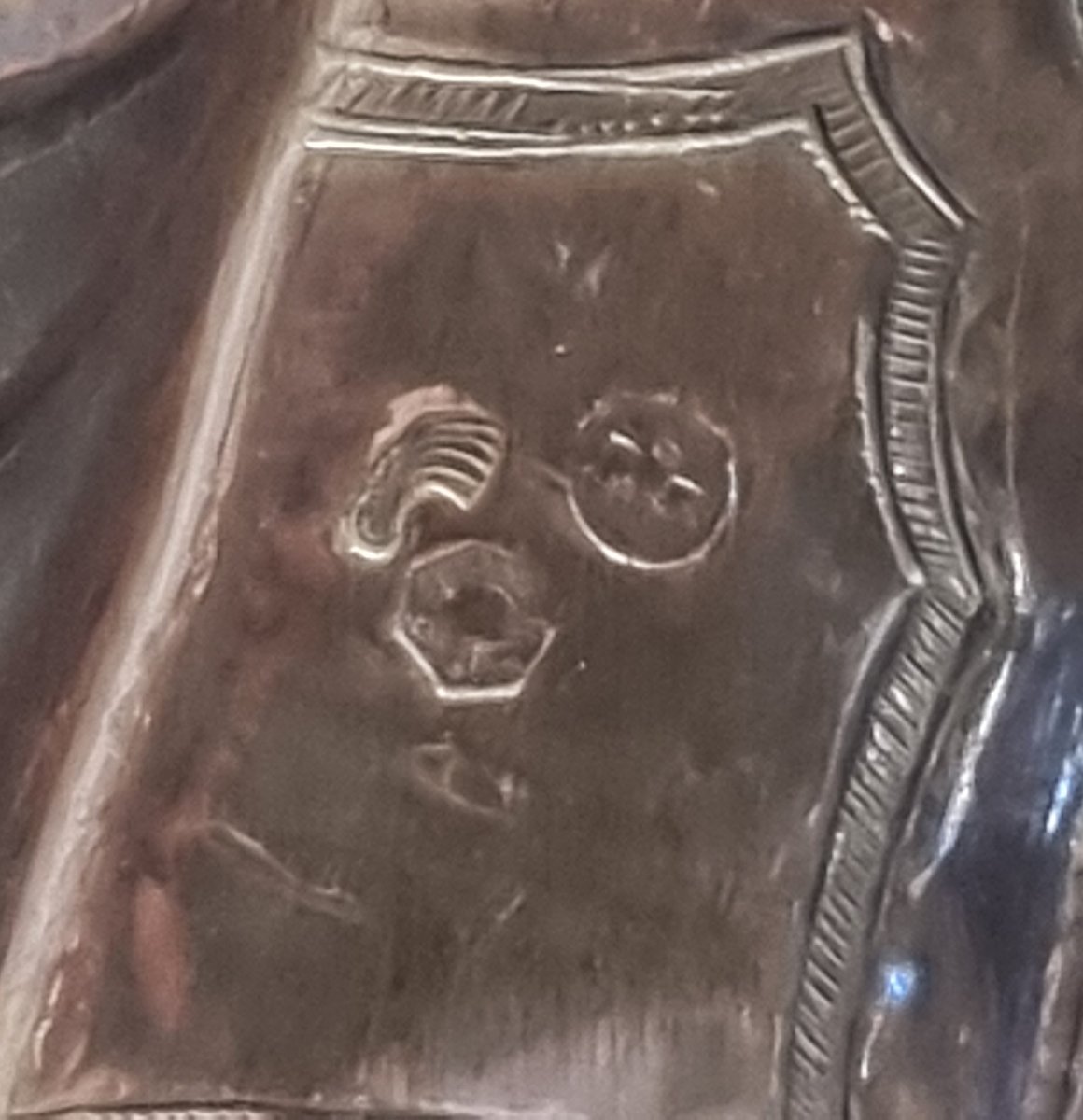 BASSORIELIEVO IN ARGENTO - MADONNA CON BAMBINO E SANT'ANNA - NORD ITALIA - PRIMA META DELL'800-photo-4