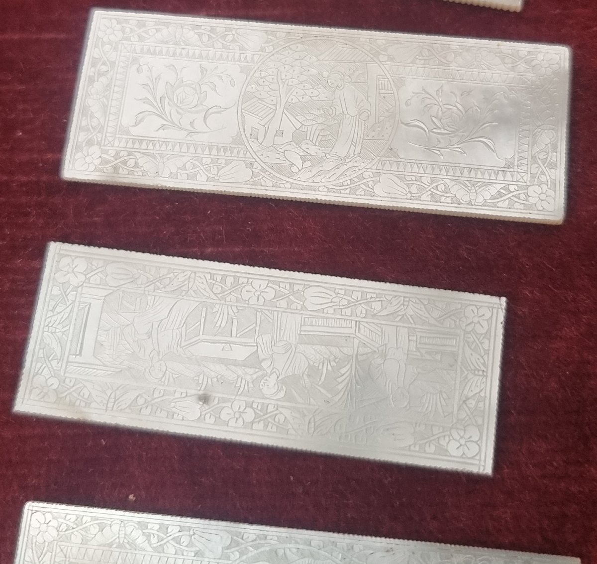35 FICHES IN MADREPERLA - CINA - FINE XIX SECOLO-photo-3