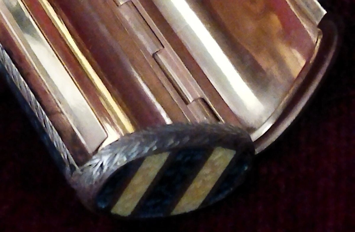 SCATOLINA in ARGENTO VERMEIL - PRIMI '900-photo-3