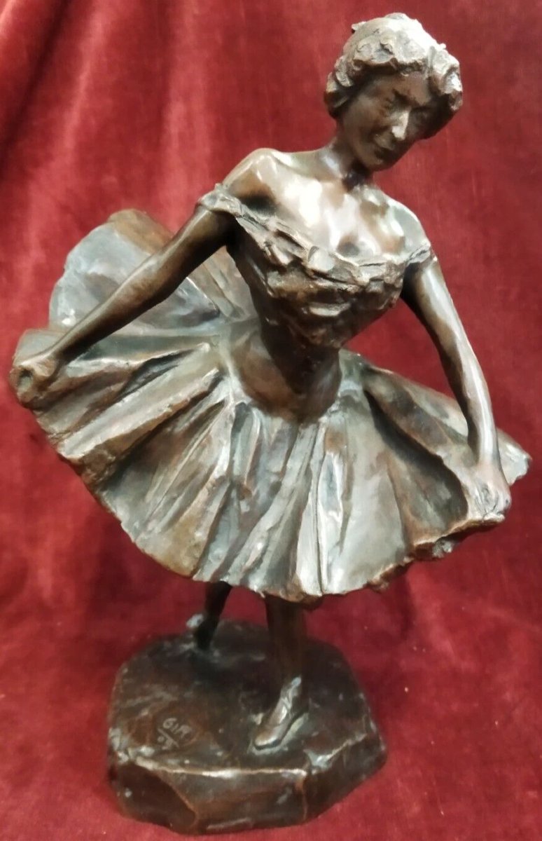 SCULTURA IN BRONZO - BALLERINA - CHARLES GIR (1883-1941)-photo-2