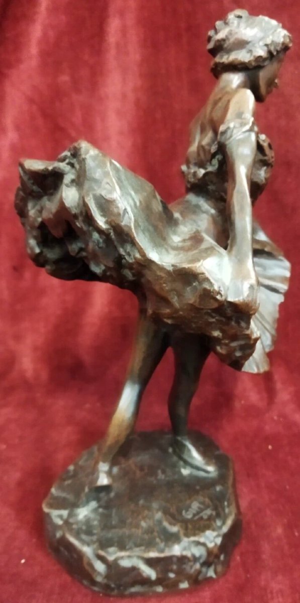 SCULTURA IN BRONZO - BALLERINA - CHARLES GIR (1883-1941)-photo-3
