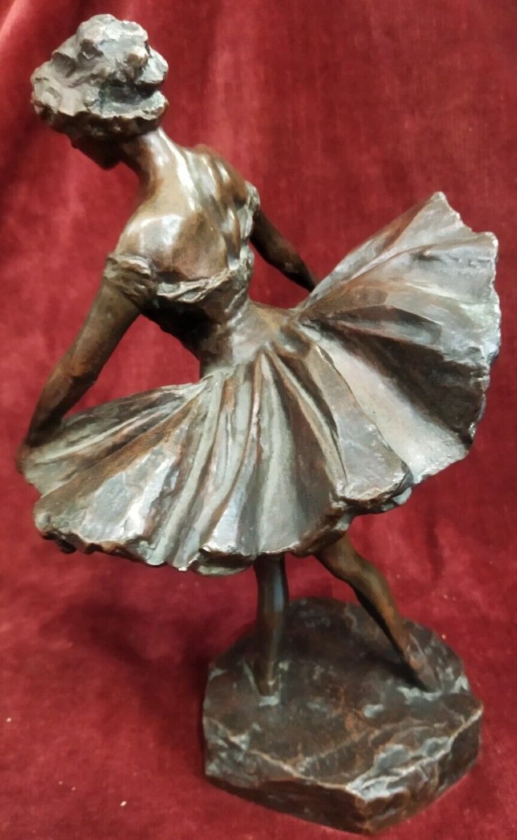 SCULTURA IN BRONZO - BALLERINA - CHARLES GIR (1883-1941)-photo-4