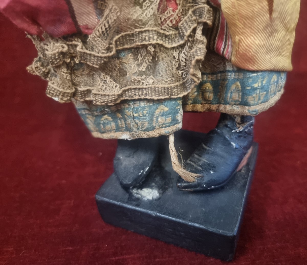 STATUA PRESEPE NAPOLI - PRIMI '800 - TERRACOTTA E LEGNO-photo-3