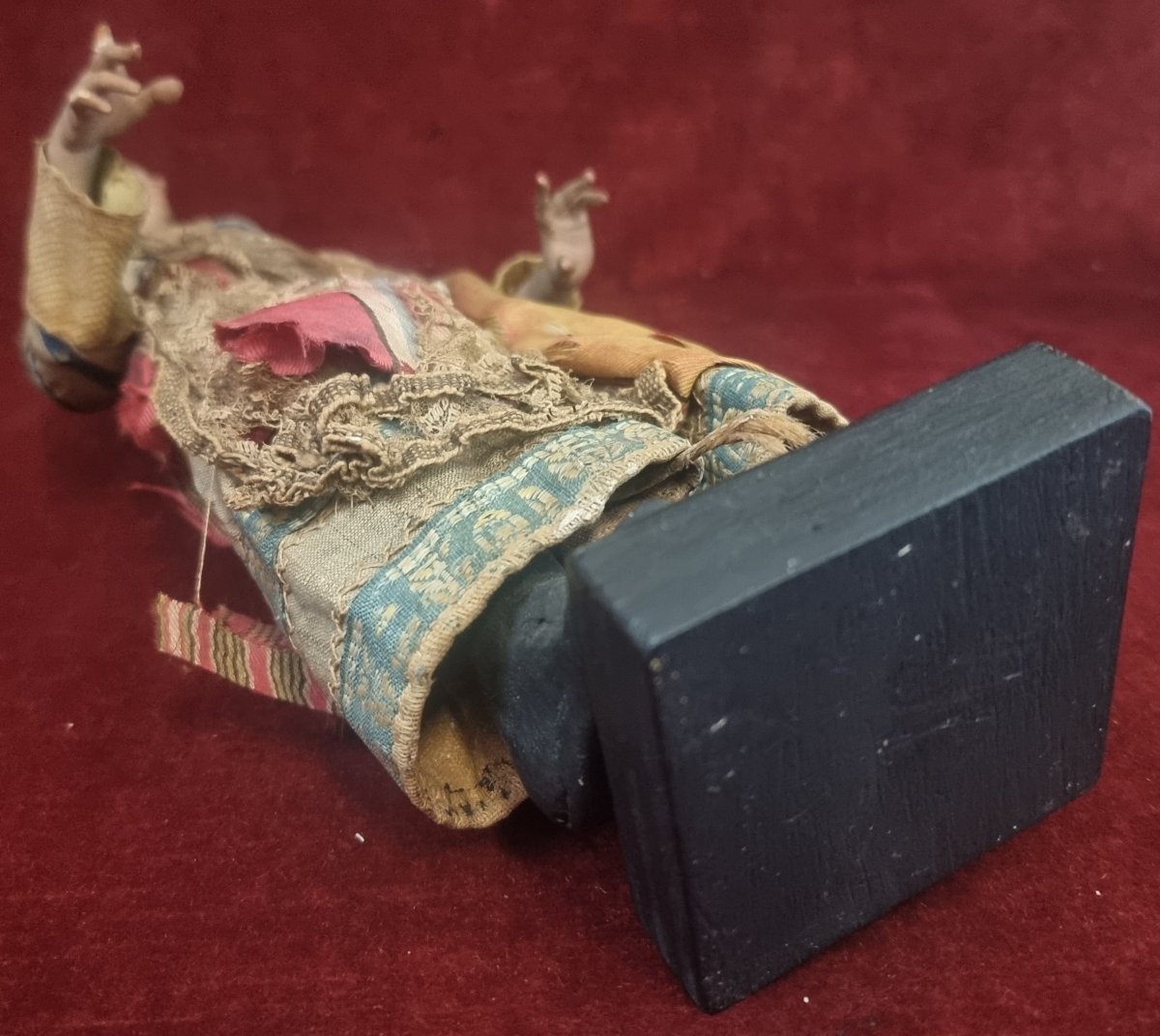 STATUA PRESEPE NAPOLI - PRIMI '800 - TERRACOTTA E LEGNO-photo-5