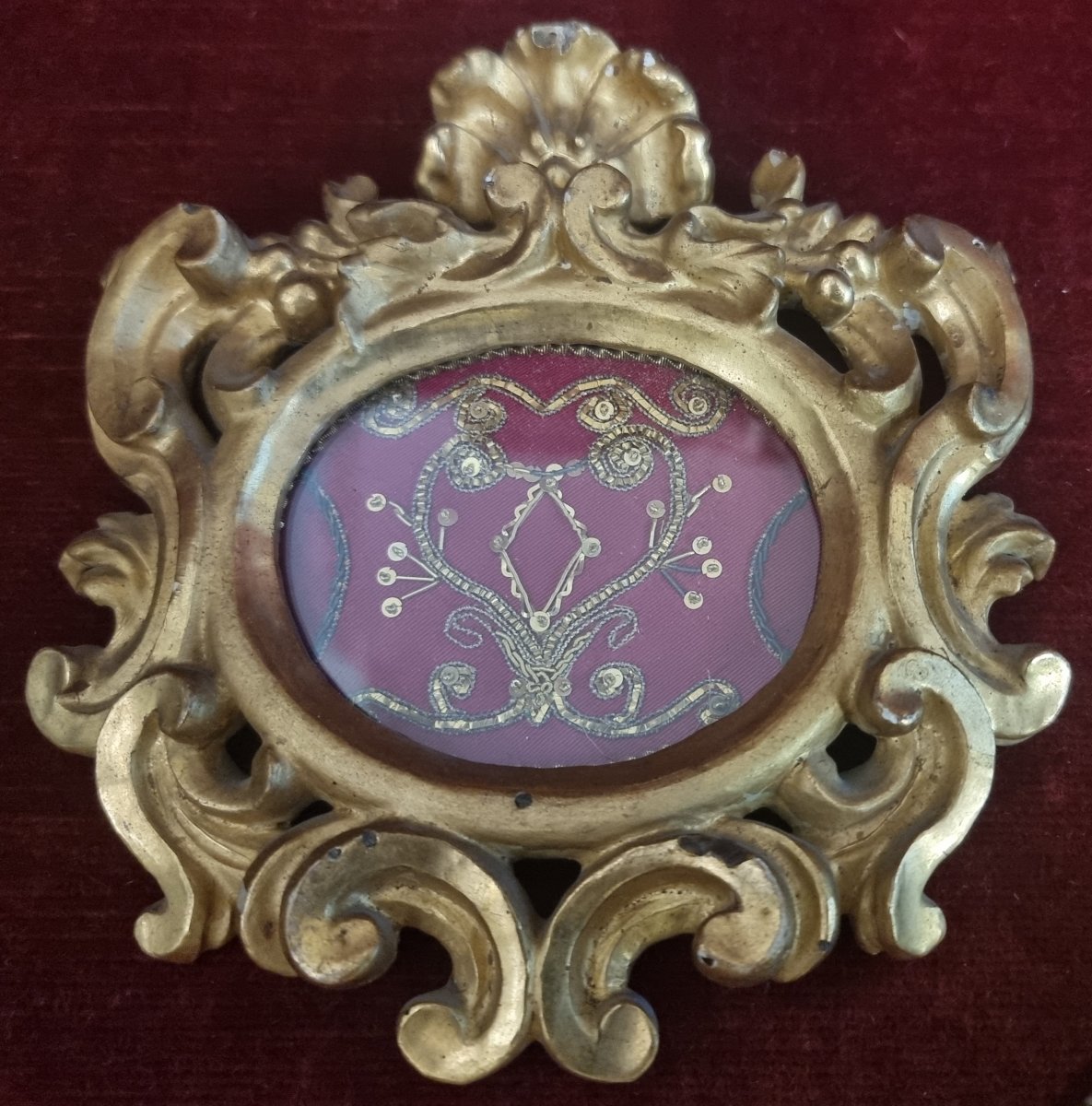 TRE CORNICI DECORATICE IN LEGNO INTAGLIATO E DORATO - ROMA, INIZIO XVIII SECOLO-photo-2