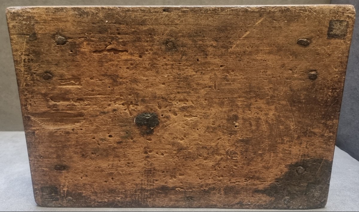 CASSETTA IN LEGNO (NOCE)DEL XVII SECOLO - ITALIA, TOSCANA-photo-3