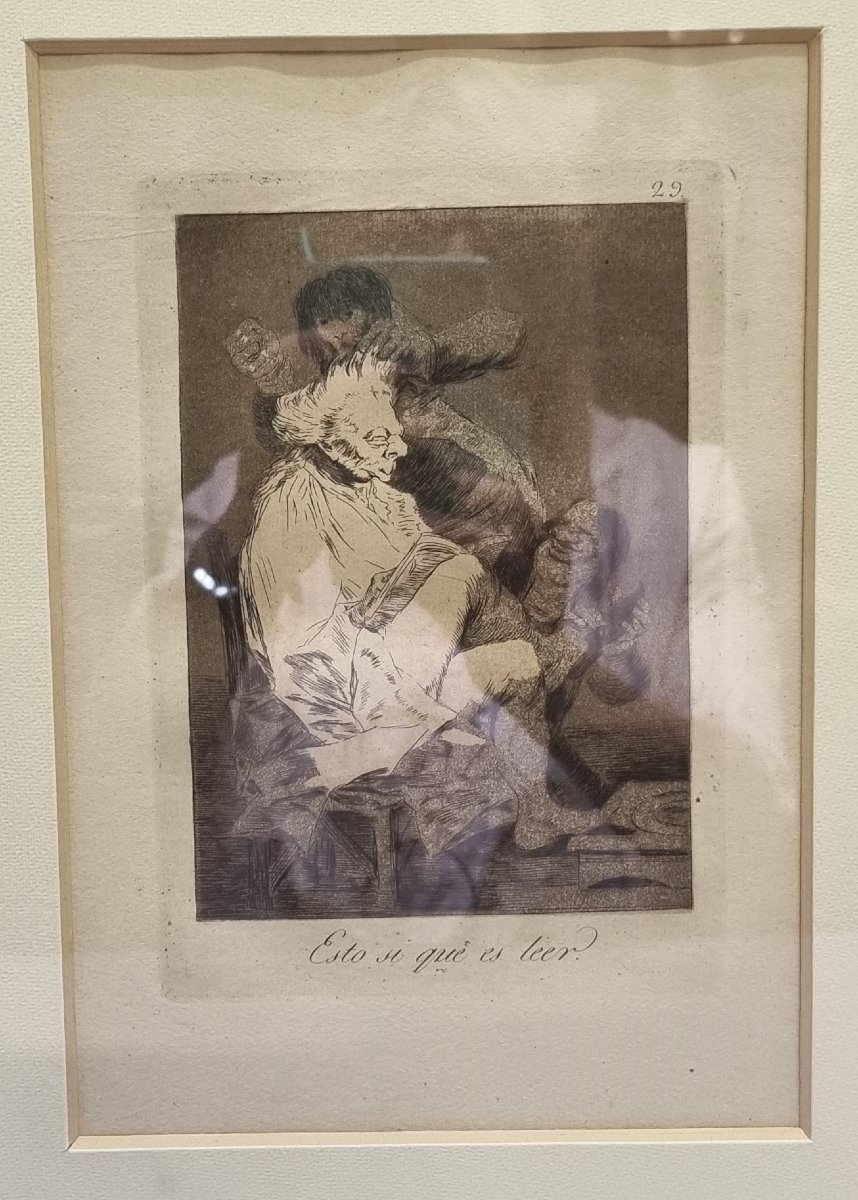 10 INCISIONI INCORNICIATE - CAPRICCI DI FRANCISCO GOYA - V EDIZIONE 1898-photo-2