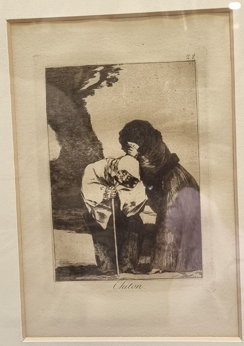 10 INCISIONI INCORNICIATE - CAPRICCI DI FRANCISCO GOYA - V EDIZIONE 1898-photo-2
