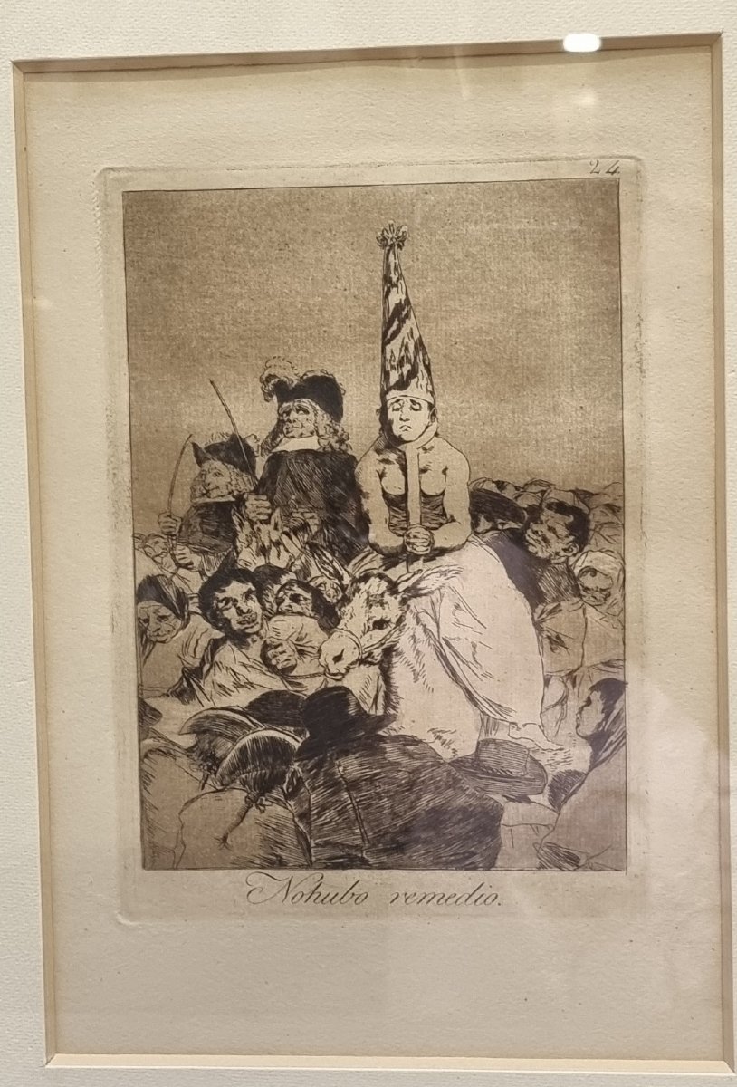 10 INCISIONI INCORNICIATE - CAPRICCI DI FRANCISCO GOYA - V EDIZIONE 1898-photo-3