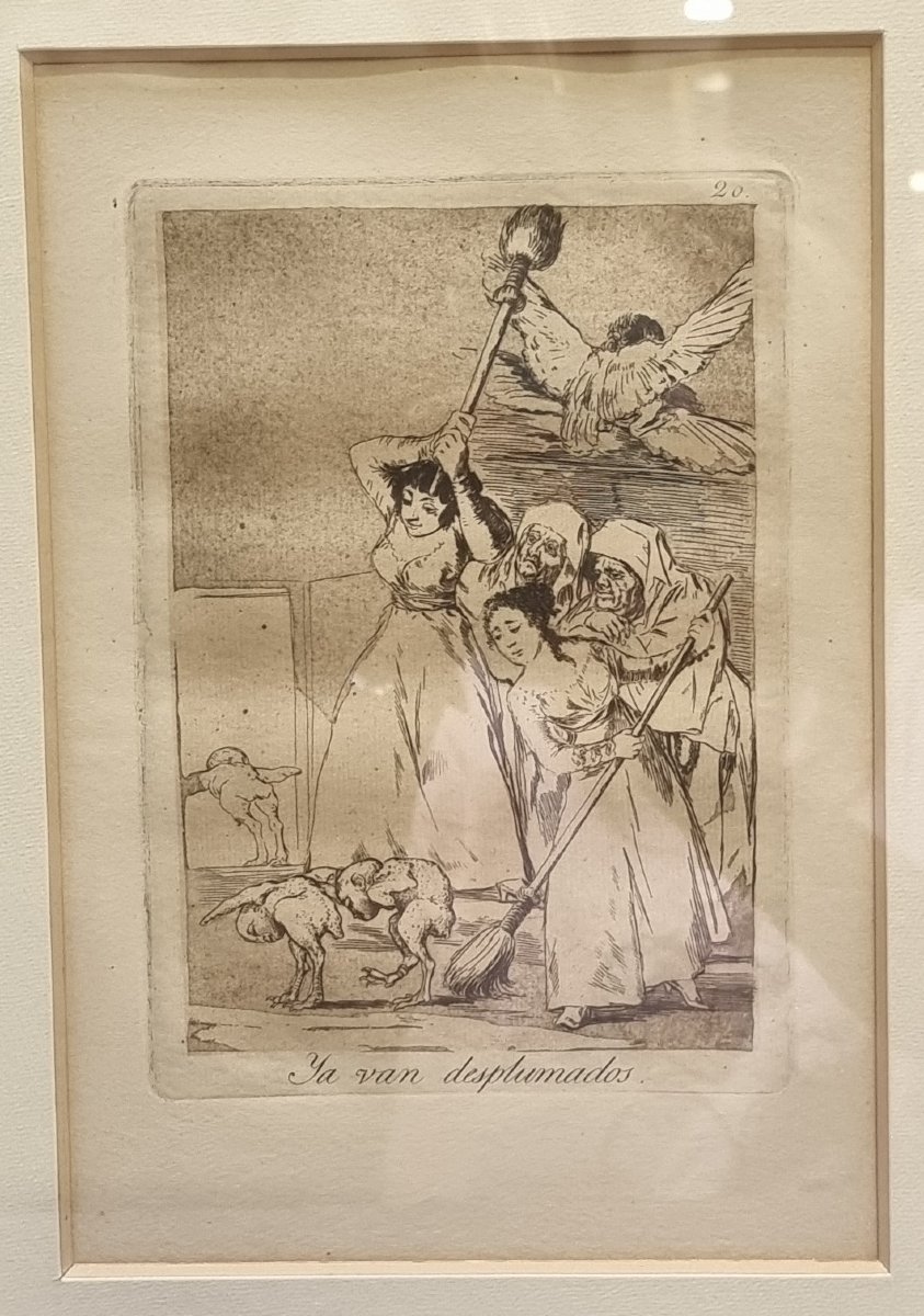 10 INCISIONI INCORNICIATE - CAPRICCI DI FRANCISCO GOYA - V EDIZIONE 1898-photo-4