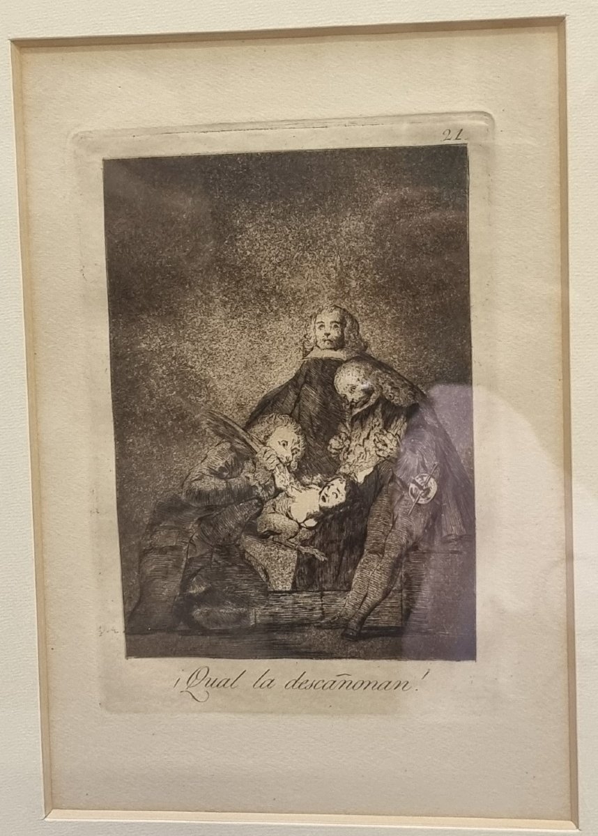 10 INCISIONI INCORNICIATE - CAPRICCI DI FRANCISCO GOYA - V EDIZIONE 1898-photo-5