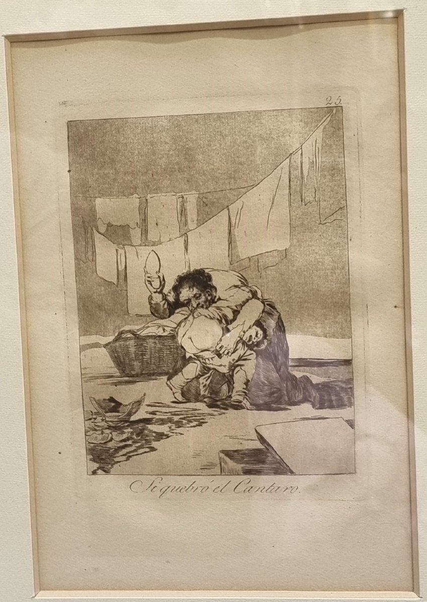 10 INCISIONI INCORNICIATE - CAPRICCI DI FRANCISCO GOYA - V EDIZIONE 1898-photo-6
