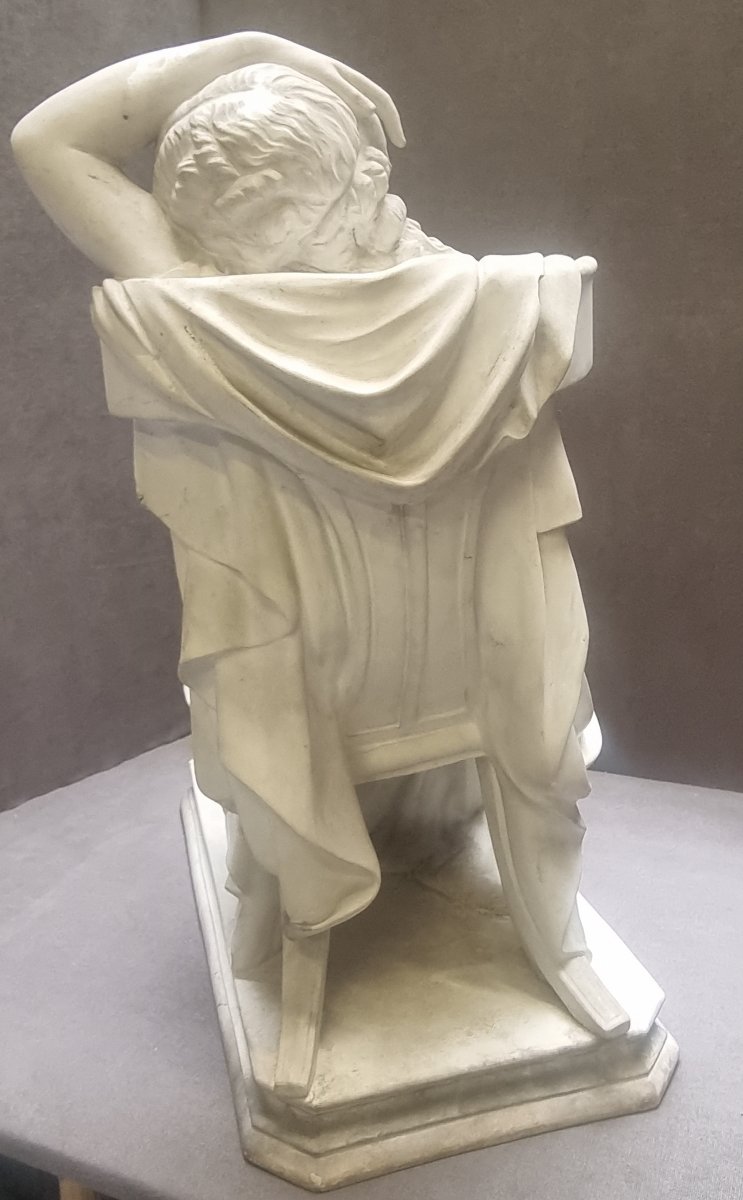 SCULTURA IN BISCUIT - NEOCLASSICA - Primi '800 - GERMANIA - raffigurante PENELOPE-photo-3