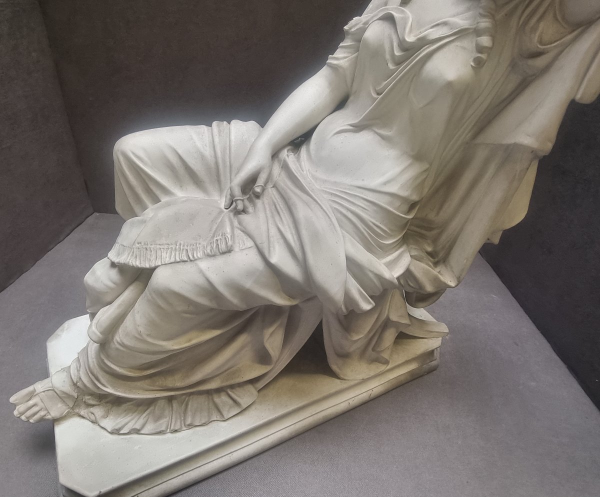 SCULTURA IN BISCUIT - NEOCLASSICA - Primi '800 - GERMANIA - raffigurante PENELOPE-photo-2