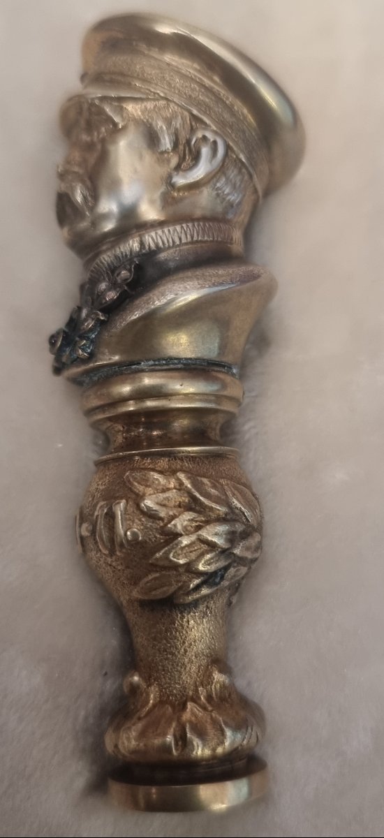 TIMBRO IN ARGENTO VERMEIL - FABERGE - SECONDA META DEL XX SECOLO-photo-1