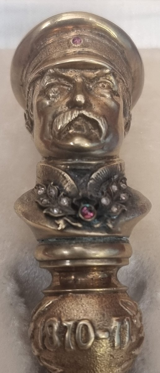 TIMBRO IN ARGENTO VERMEIL - FABERGE - SECONDA META DEL XX SECOLO-photo-3