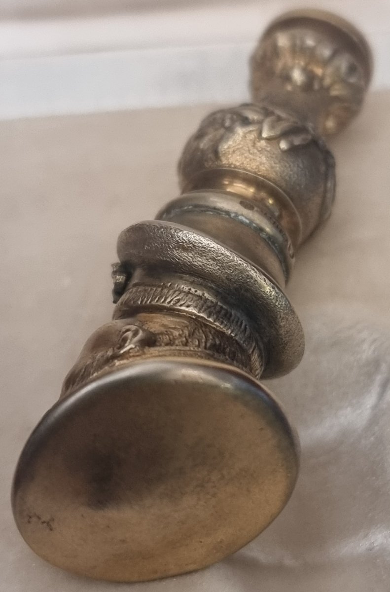 TIMBRO IN ARGENTO VERMEIL - FABERGE - SECONDA META DEL XX SECOLO-photo-4
